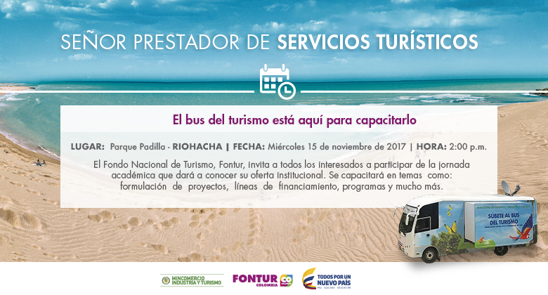 Invitación a jornada académica para prestadores turísticos