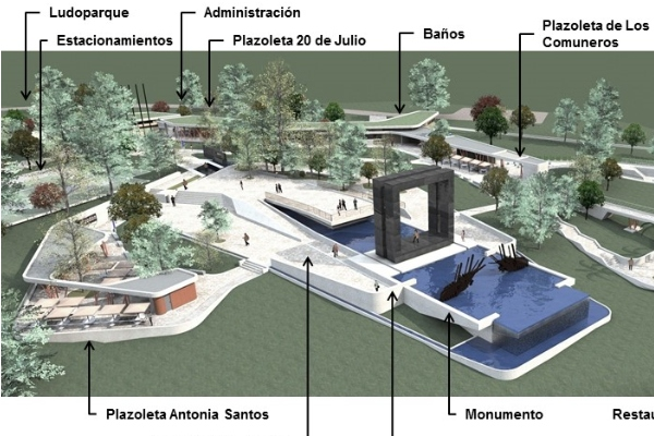 Construcción de parque temático en Charalá, Santander