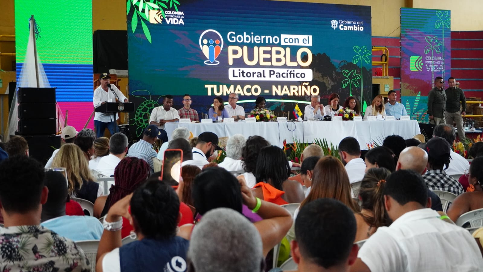 Presidente en Tumaco