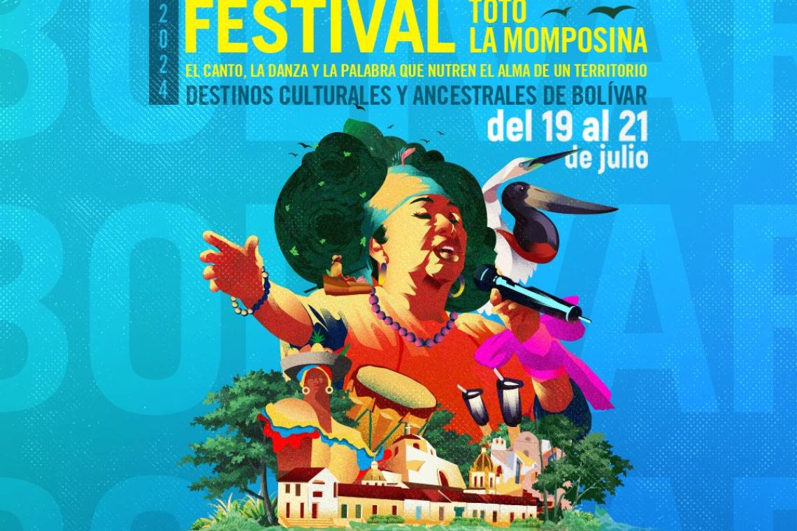 Arranca el Festival Totó la Momposina, una tradicional fiesta del folclor bolivarense