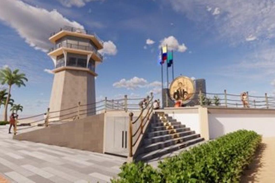 Faro y Mausoleo en el Malecón de Riohacha, La Guajira.